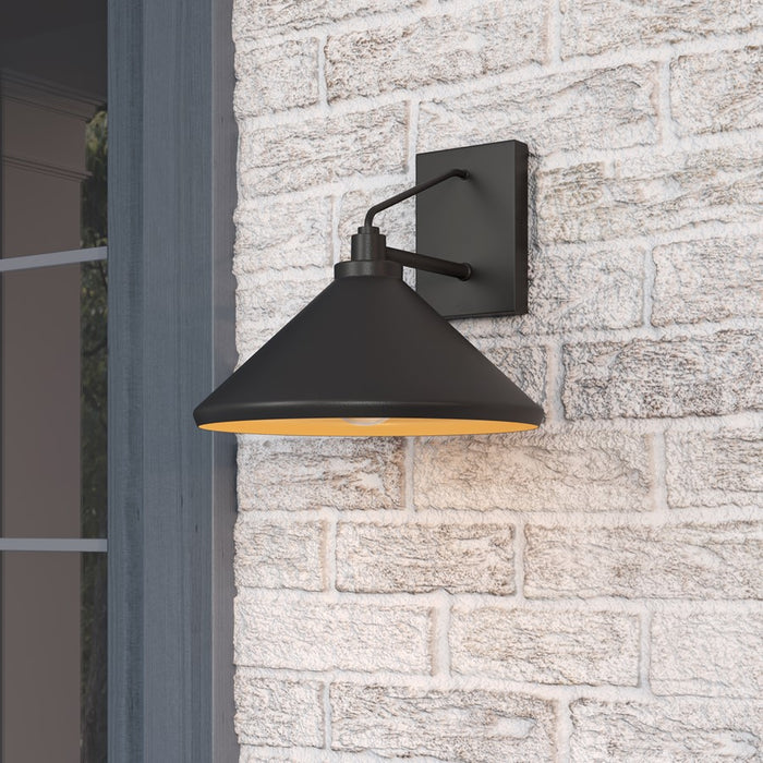 Millennium Lighting Vectra 1Lt 9" Outdoor Wall Sconce, Coated Black