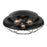Millennium Lighting 3 Light Outdoor Flush Mount, Matte Black