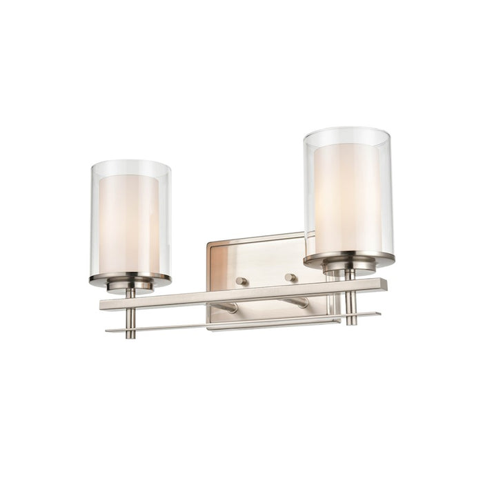 Millennium Lighting Sconce, Clear/ Etched White