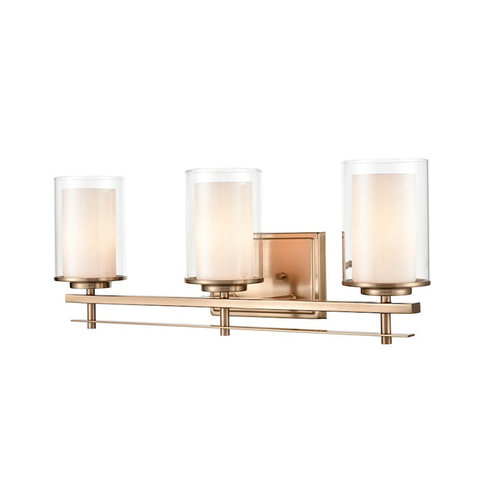 Millennium Lighting Sconce, Clear/ Etched White