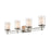 Millennium Lighting Sconce, Clear/ Etched White