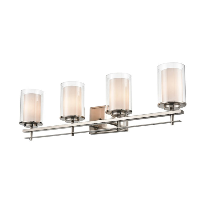 Millennium Lighting Sconce, Clear/ Etched White