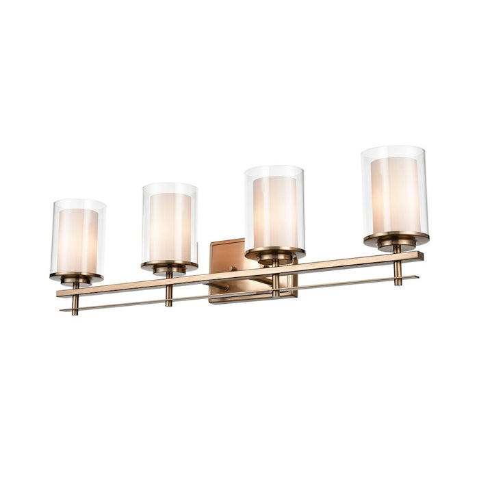 Millennium Lighting Sconce, Clear/ Etched White