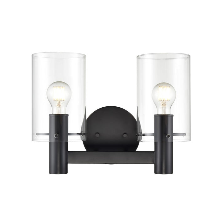 Millennium Lighting Apolla 2Lt Vanity, Black - 55102-MB