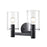Millennium Lighting Apolla 2Lt Vanity, Black