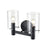 Millennium Lighting Apolla 2Lt Vanity, Black