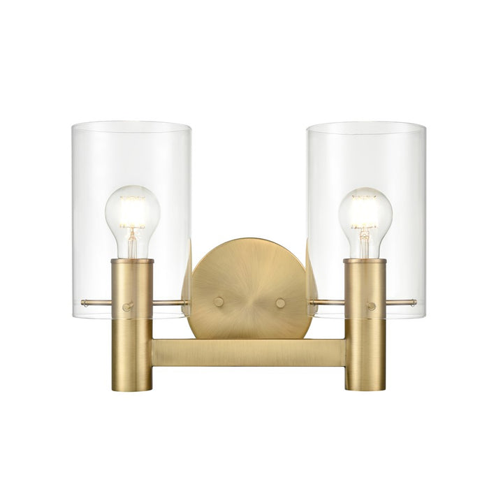 Millennium Lighting Apolla 2Lt Vanity, Vintage Brass - 55102-VB