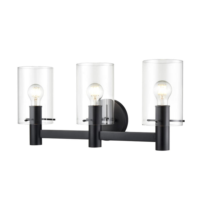 Millennium Lighting Apolla 3Lt Vanity, Black