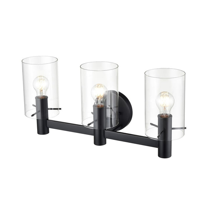 Millennium Lighting Apolla 3Lt Vanity, Black