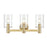 Millennium Lighting Apolla 3Lt Vanity, Vintage Brass - 55103-VB