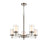 Millennium Lighting Chandelier, Clear/ Etched White