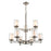 Millennium Lighting Chandelier, Clear/ Etched White