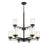 Millennium Lighting Chandelier, Clear/ Etched White