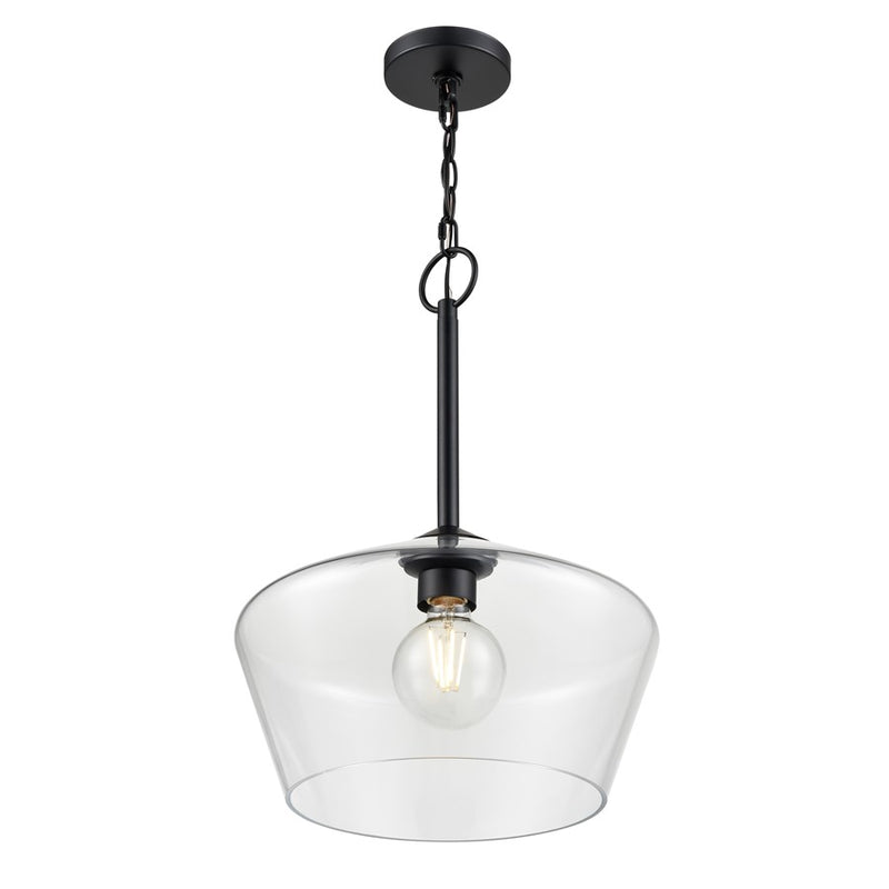 Millennium Lighting Morbelle 1Lt Pendant, Black