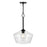 Millennium Lighting Morbelle 1Lt Pendant, Black