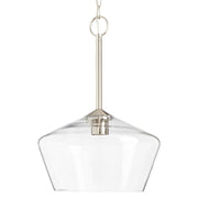 Millennium Lighting Morbelle 1Lt Pendant, Polished Nickel - 55201-PN