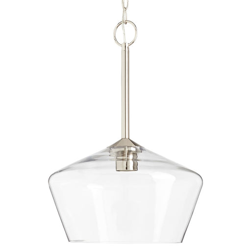 Millennium Lighting Morbelle 1Lt Pendant, Polished Nickel - 55201-PN