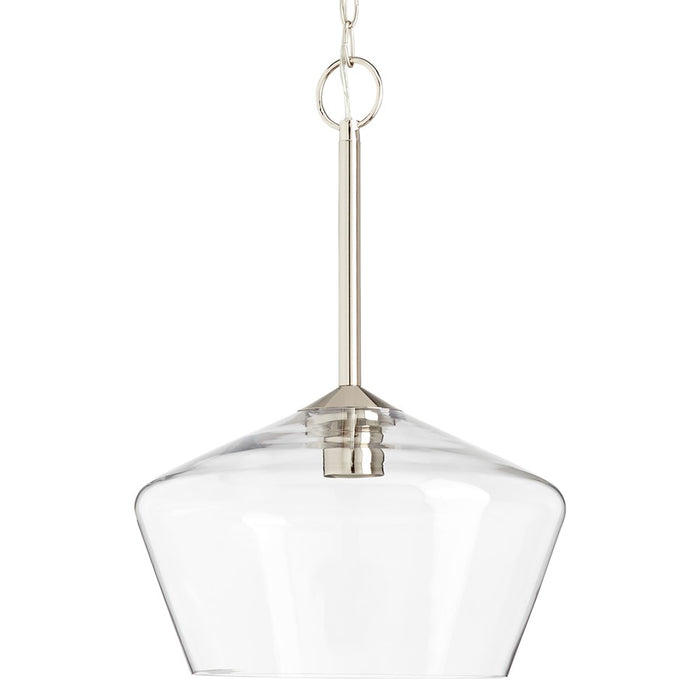 Millennium Lighting Morbelle 1Lt Pendant, Polished Nickel - 55201-PN