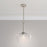 Millennium Lighting Morbelle 1Lt Pendant, Polished Nickel