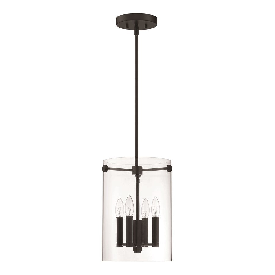 Millennium Lighting Vissi 4Lt 14" Pendant, Black - 55301-MB