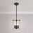 Millennium Lighting Vissi 4Lt 14" Pendant, Black
