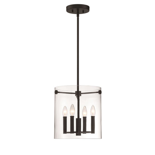 Millennium Lighting Vissi 4Lt 13" Pendant, Black - 55302-MB