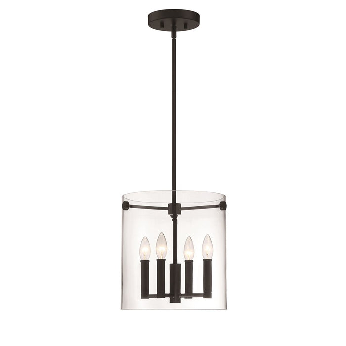 Millennium Lighting Vissi 4Lt 13" Pendant, Black - 55302-MB