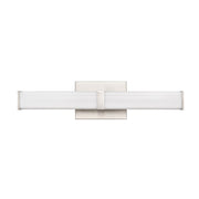Millennium Lighting Tron 18" LED Vanity, Brushed Nickel/White - 60011-BN
