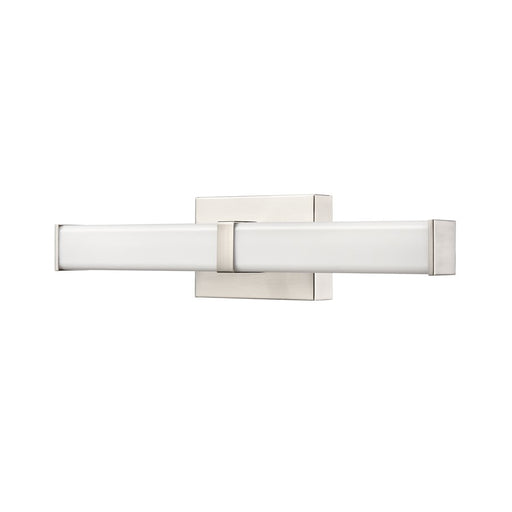 Millennium Lighting Tron 18" LED Vanity, Brushed Nickel/White