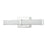 Millennium Tron 18" Bathroom Vanity LED Bath Bar, Chrome/White - 60011-CH
