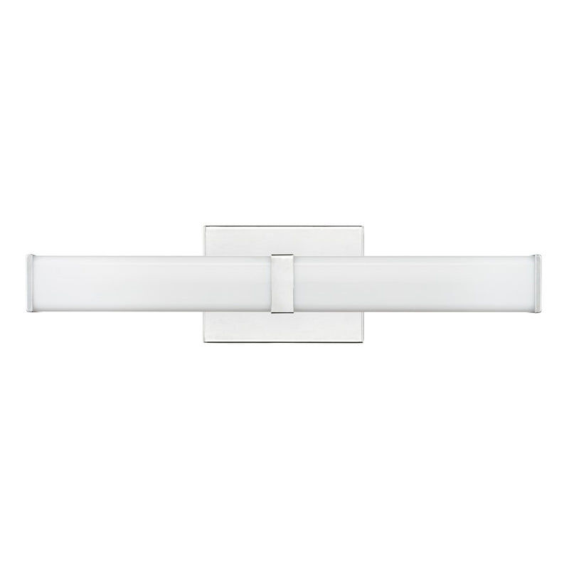 Millennium Tron 18" Bathroom Vanity LED Bath Bar, Chrome/White