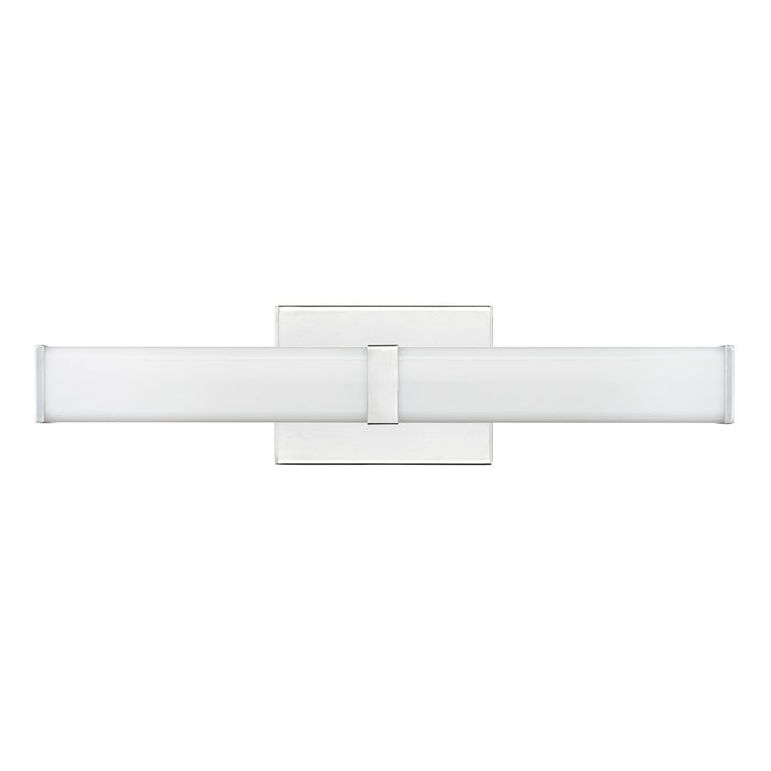 Millennium Tron 18" Bathroom Vanity LED Bath Bar, Chrome/White
