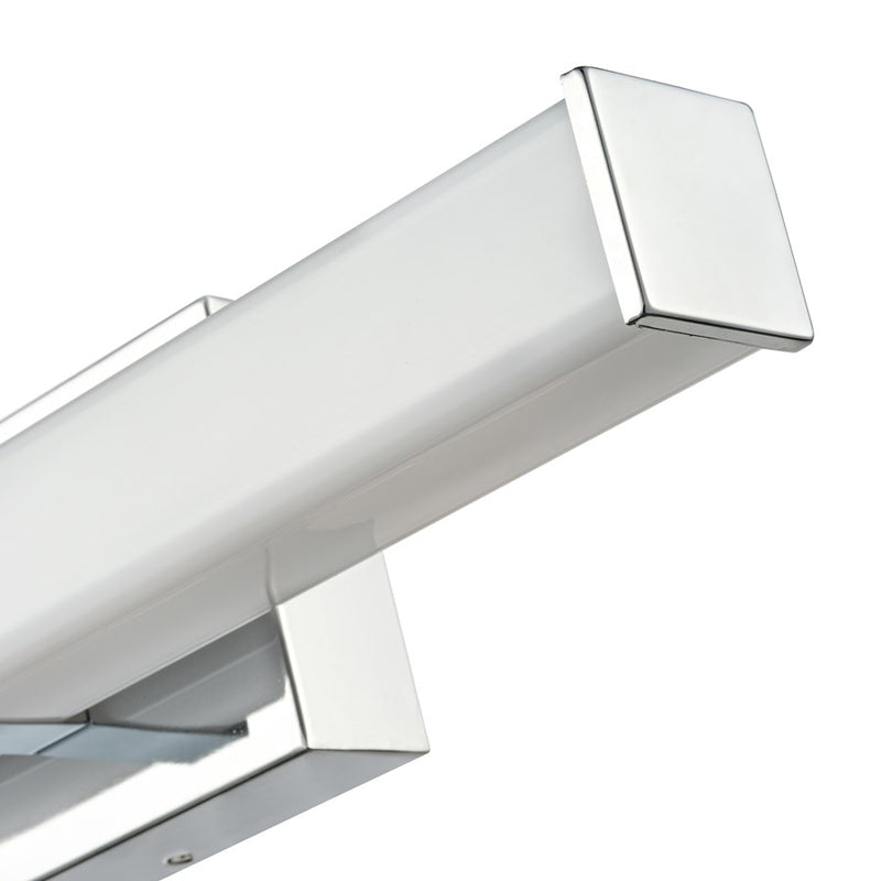 Millennium Tron 18" Bathroom Vanity LED Bath Bar, Chrome/White