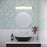 Millennium Tron 18" Bathroom Vanity LED Bath Bar, Chrome/White