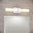 Millennium Tron 18" Bathroom Vanity LED Bath Bar, Chrome/White