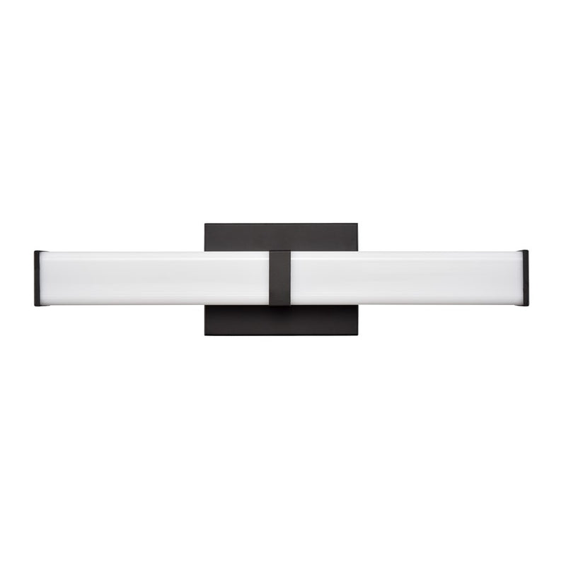 Millennium Lighting Tron 18" LED Vanity, Black/White - 60011-MB