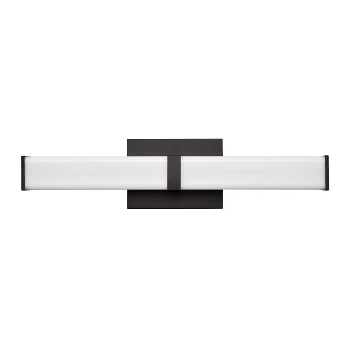 Millennium Lighting Tron 18" LED Vanity, Black/White - 60011-MB