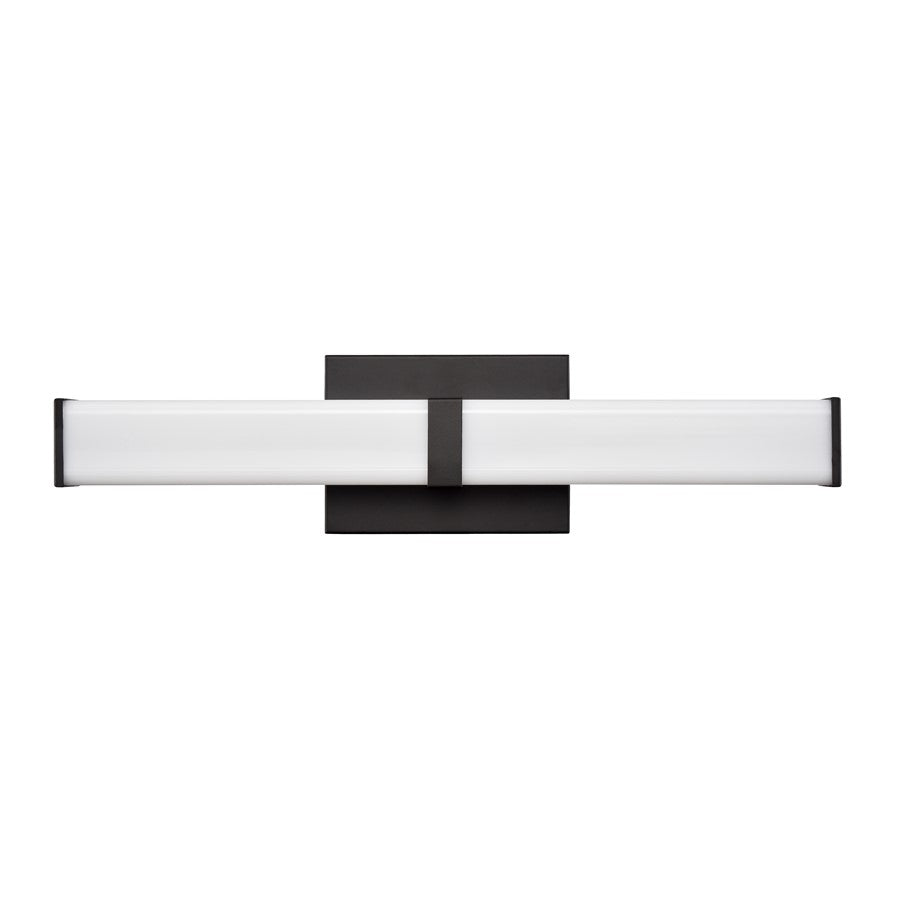 Millennium Lighting Tron 18" LED Vanity, Black/White - 60011-MB