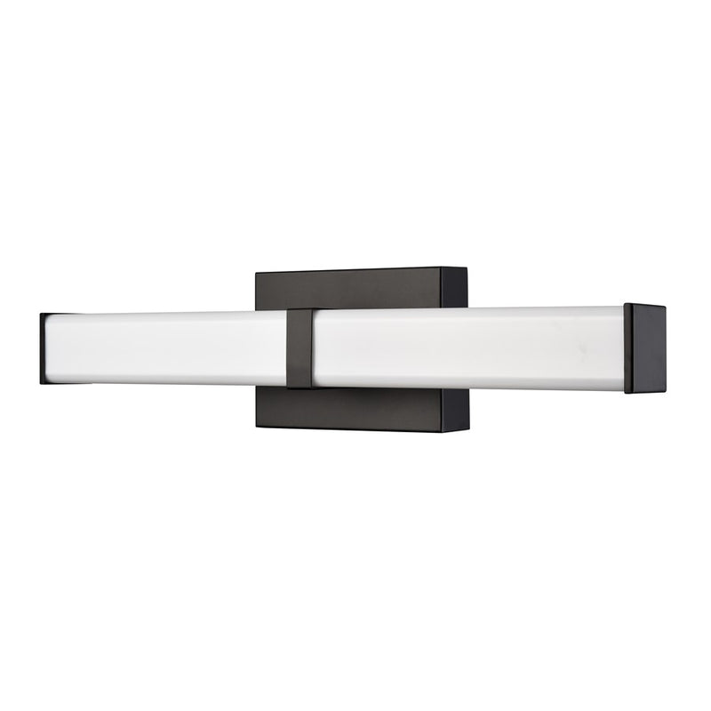 Millennium Lighting Tron 18" LED Vanity, Black/White