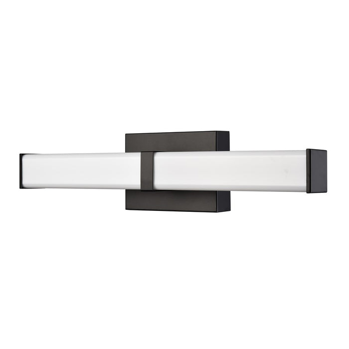 Millennium Lighting Tron 18" LED Vanity, Black/White