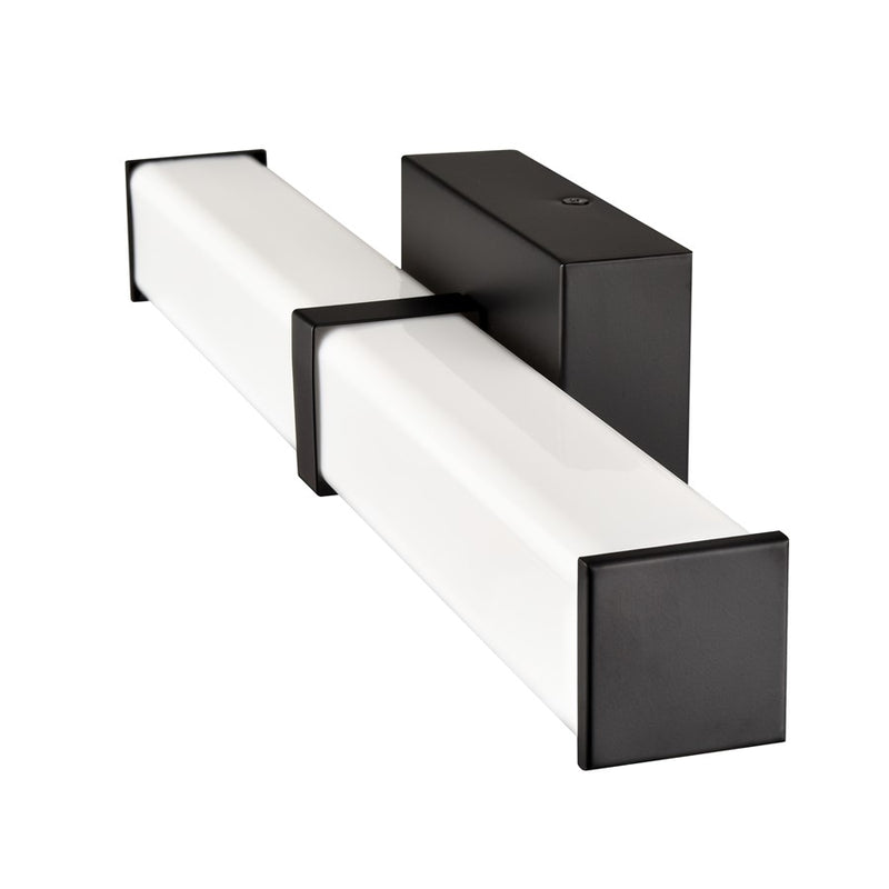 Millennium Lighting Tron 18" LED Vanity, Black/White