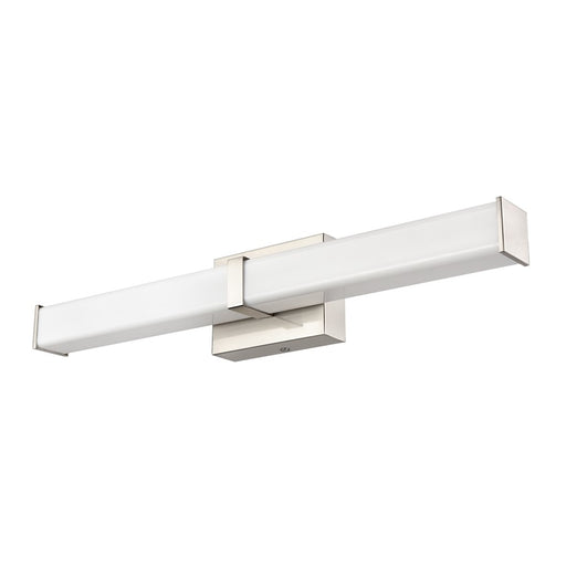 Millennium Lighting Tron 24" LED Vanity, Brushed Nickel/White