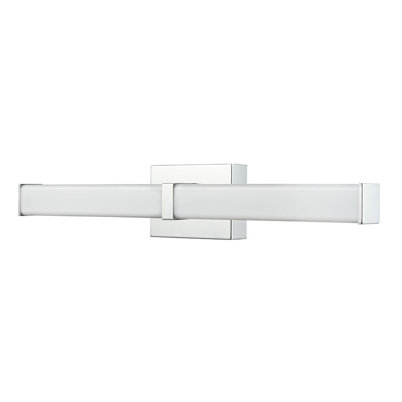 Millennium Tron 24" Bathroom Vanity LED Bath Bar, Chrome/White - 60021-CH