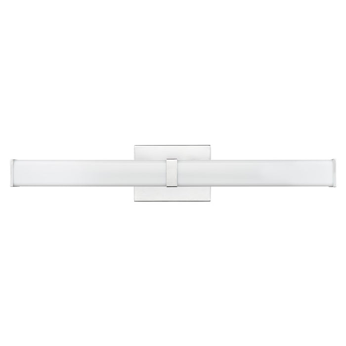 Millennium Tron 24" Bathroom Vanity LED Bath Bar, Chrome/White