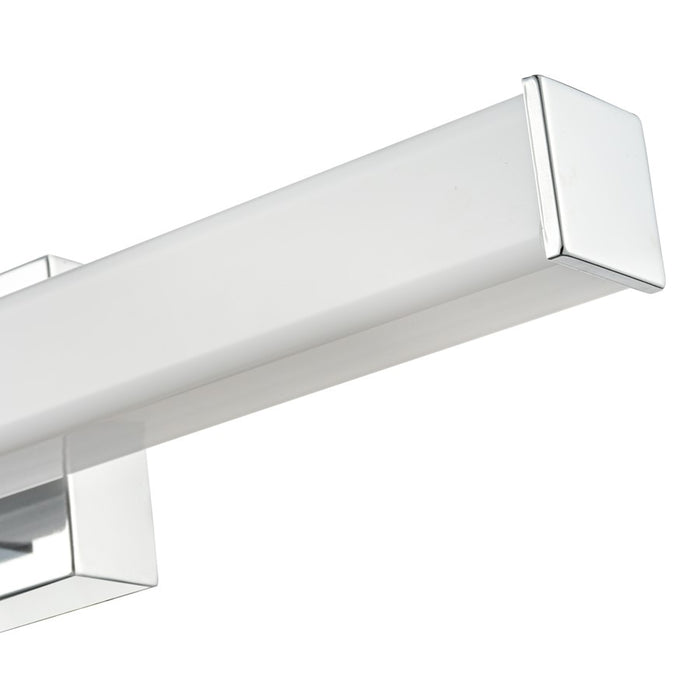 Millennium Tron 24" Bathroom Vanity LED Bath Bar, Chrome/White
