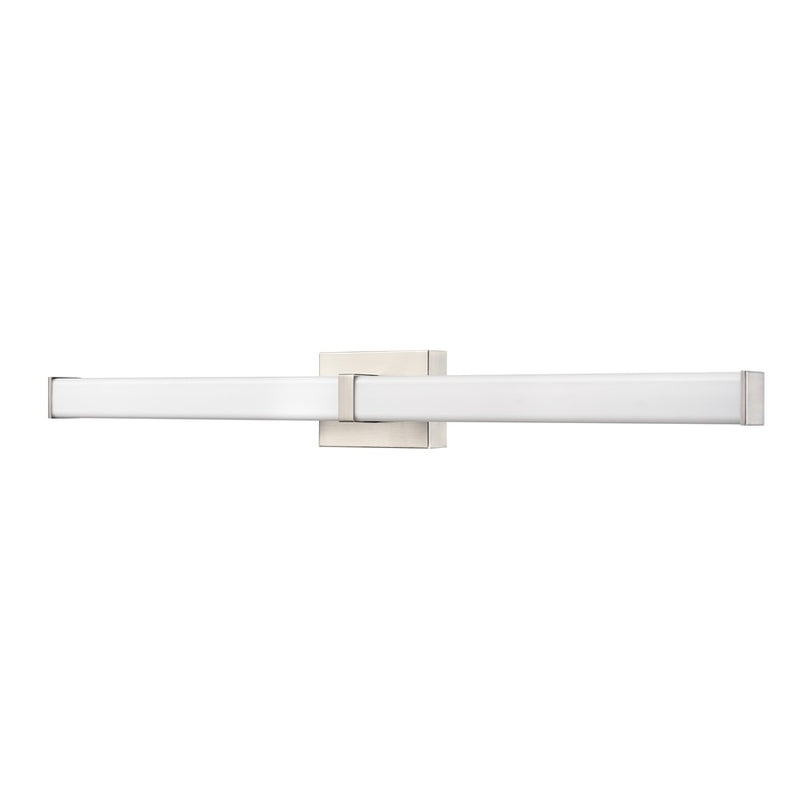 Millennium Lighting Tron 36" LED Vanity, Brushed Nickel/White