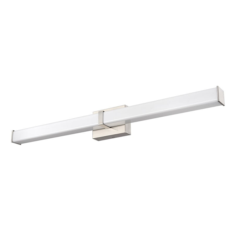 Millennium Lighting Tron 36" LED Vanity, Brushed Nickel/White