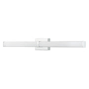 Millennium Tron 36" Bathroom Vanity LED Bath Bar, Chrome/White - 60031-CH