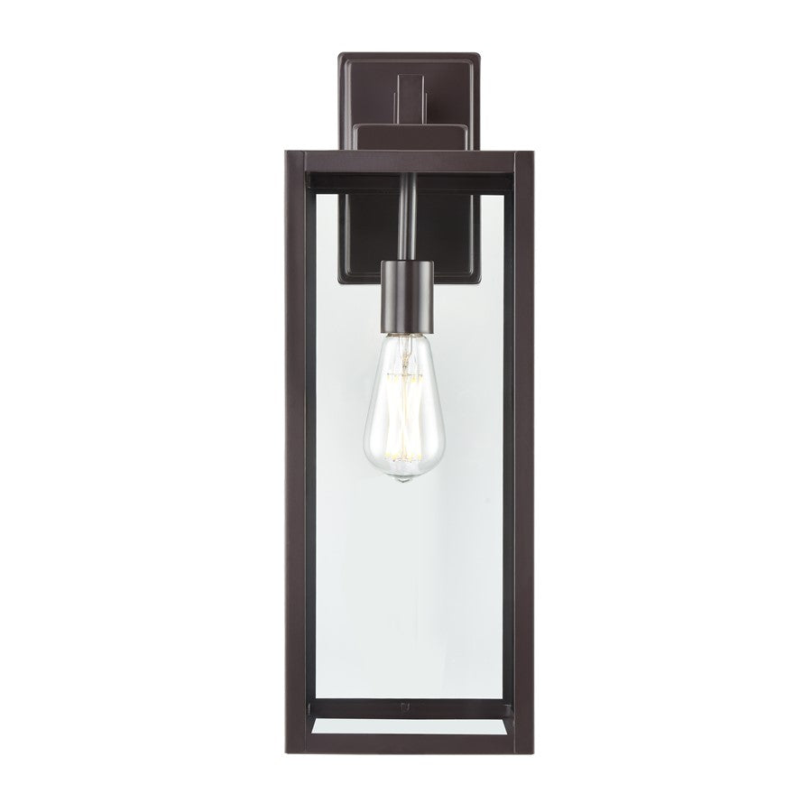 929 Lighting Atless 1Lt Outdoor Wall Lantern, Bronze/Clear - 60091-PBZ