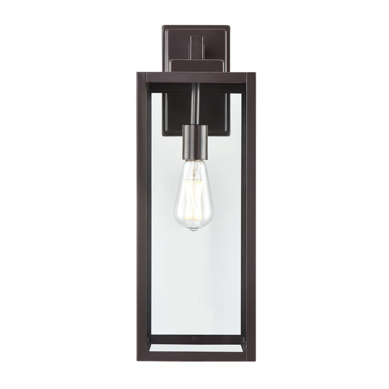 929 Lighting Atless 1Lt Outdoor Wall Lantern, Bronze/Clear